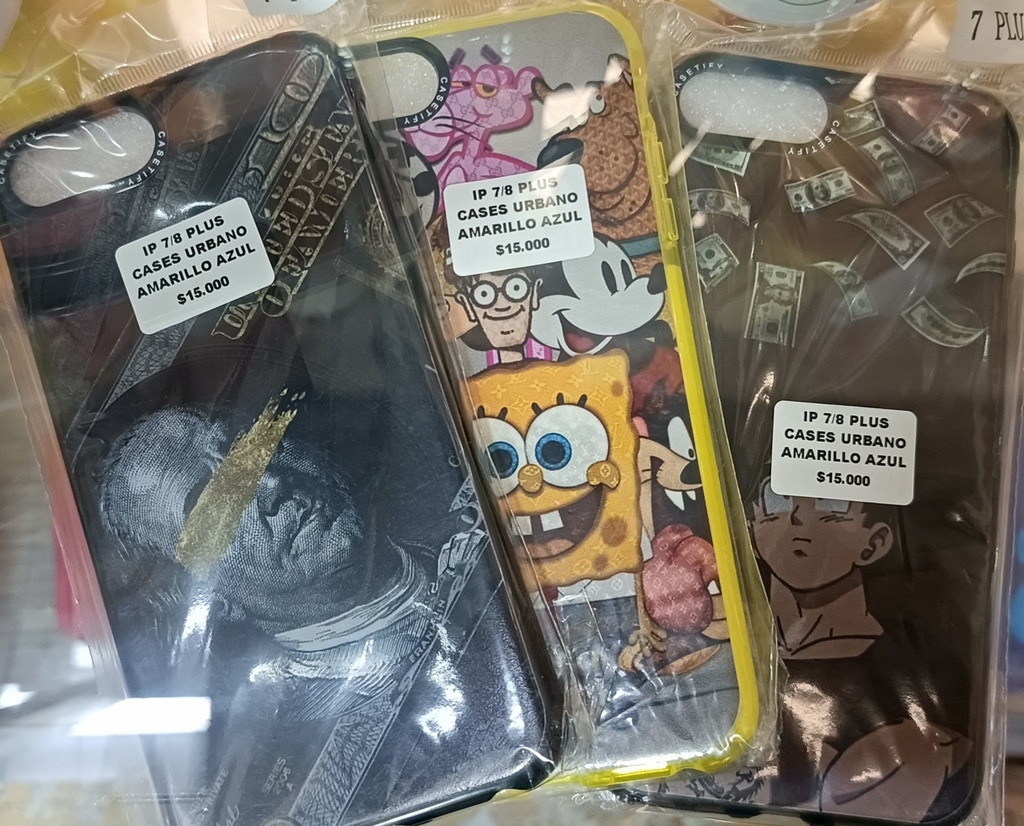 IP 7/8 PLUS CASES URBANO AMARILLO AZUL
