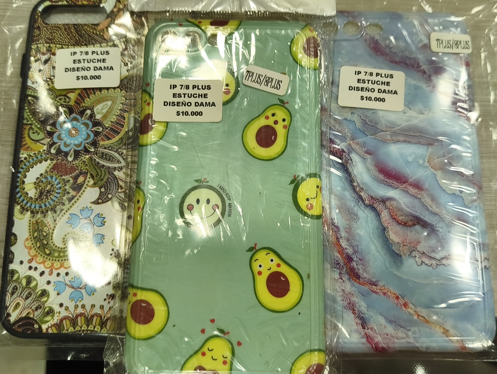 IP 7/8 PLUS ESTUCHE DISEÑO DAMA