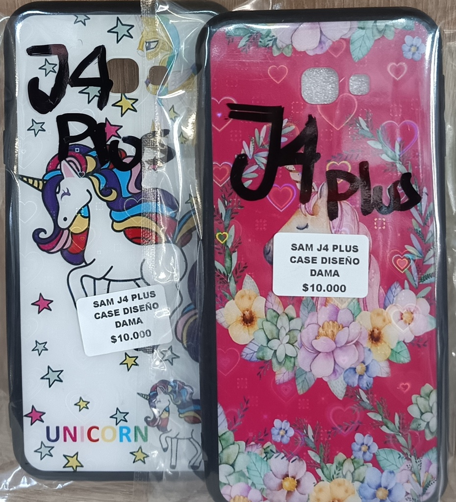 SAM J4 PLUS CASE DISEÑO DAMA