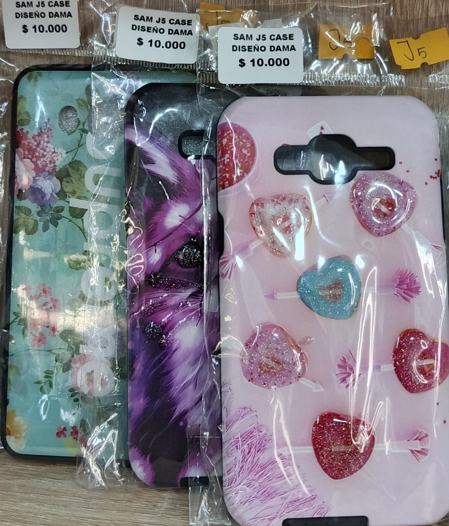 SAM J5 CASE DISEÑO DAMA