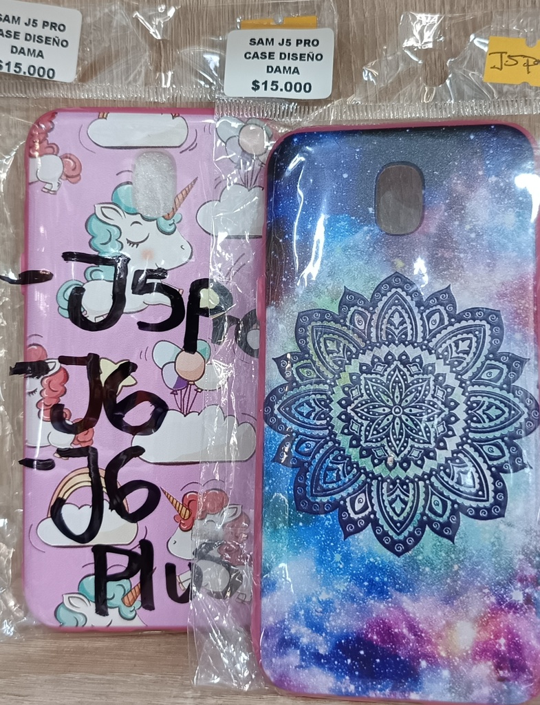 SAM J5 PRO-CASE DISEÑO DAMA