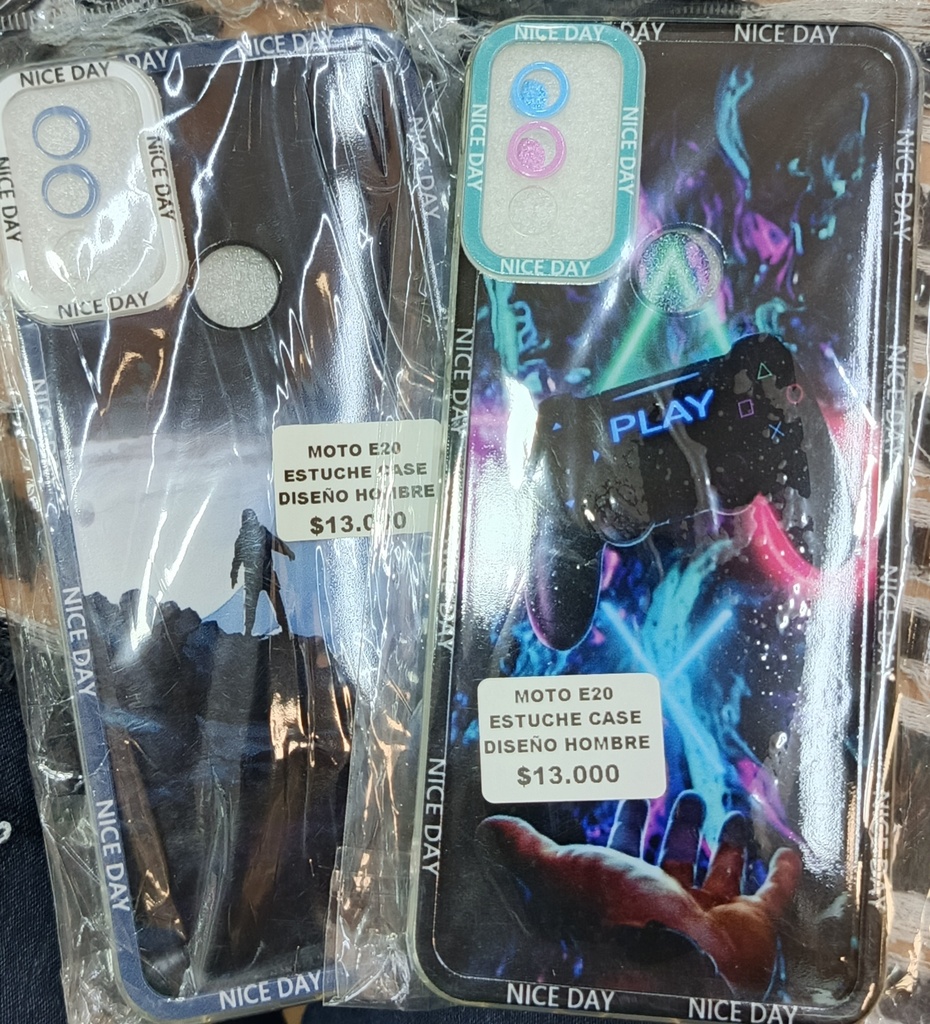 MOTO E20 ESTUCHE CASE DISEÑO HOMBRE