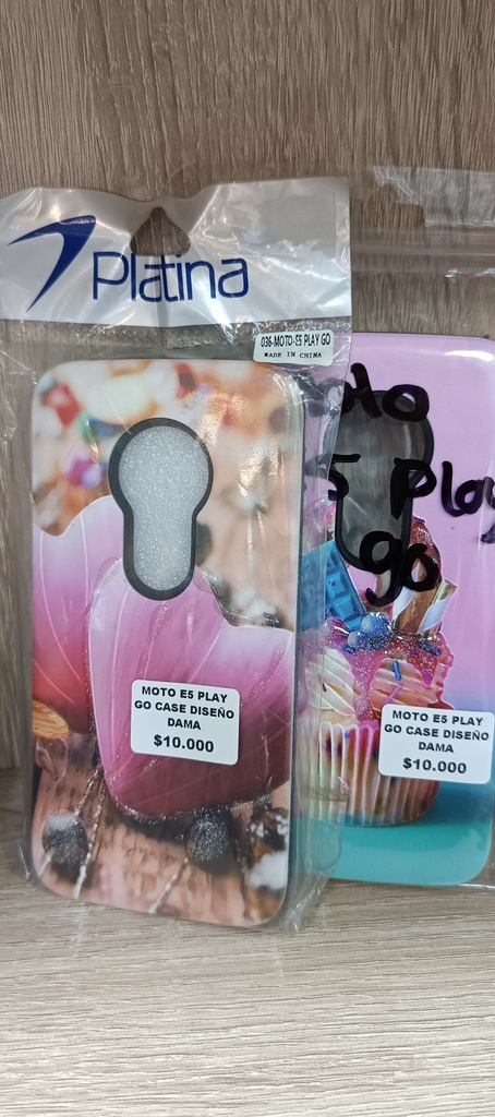 MOTO E5 PLUS CASE DISEÑO MUJER