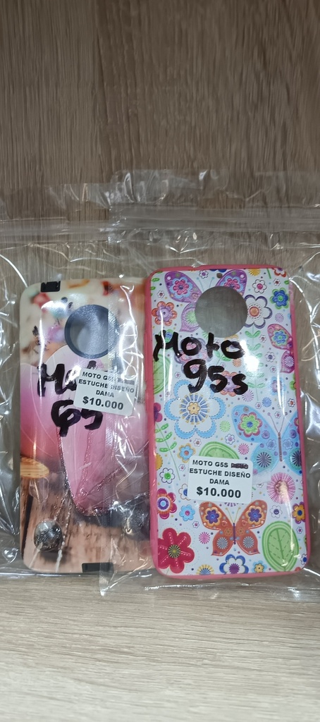 MOTO G5S ESTUCHE DISEÑO DAMA