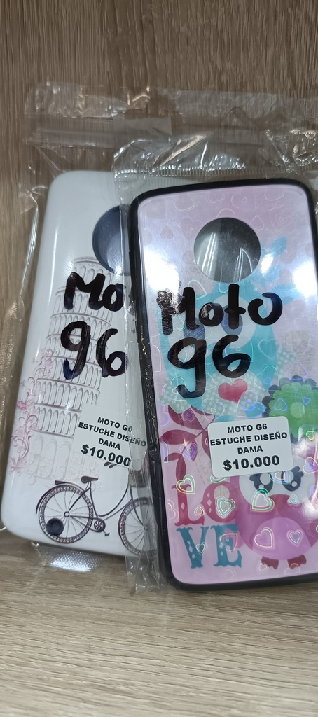 MOTO G6 ESTUCHE DISEÑO DAMA