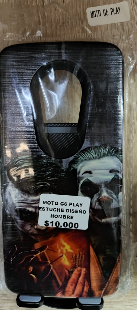 MOTO G6 PLAY ESTUCHE DISEÑO HOMBRE