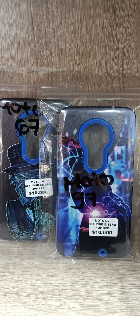 MOTO G7 ESTUCHE DISEÑO HOMBRE