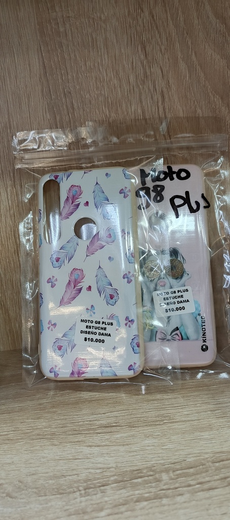MOTO G8 PLUS ESTUCHE DISEÑO DAMA