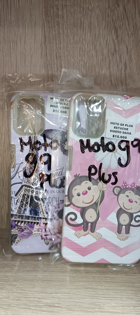 MOTO G9 PLUS ESTUCHE DISEÑO DAMA