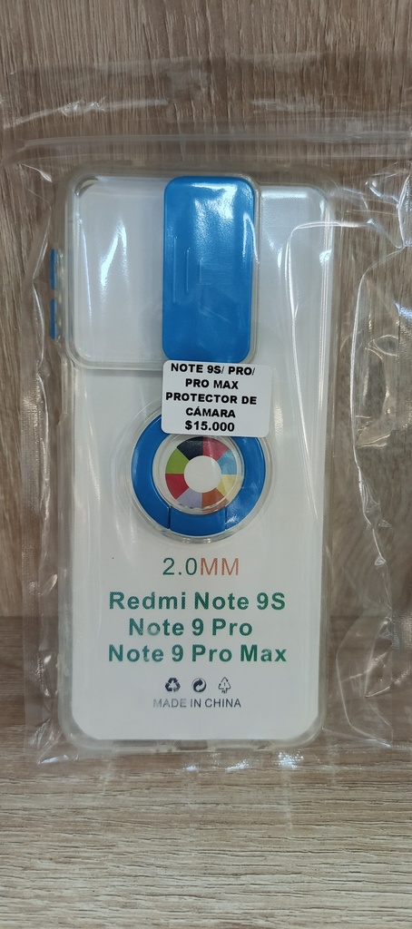 NOTE 9S/ PRO/ PRO MAX PROTECTOR DE CÁMARA
