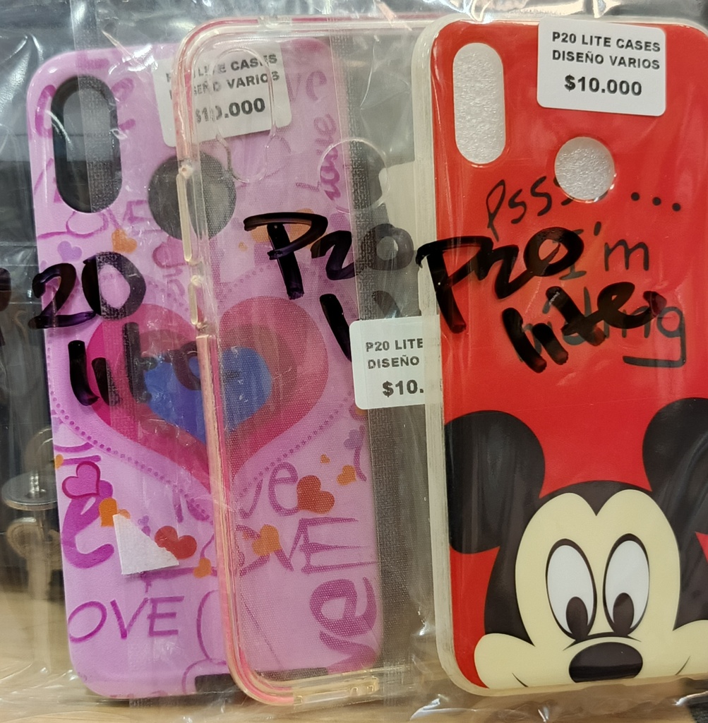P20 LITE CASES DISEÑO VARIOS