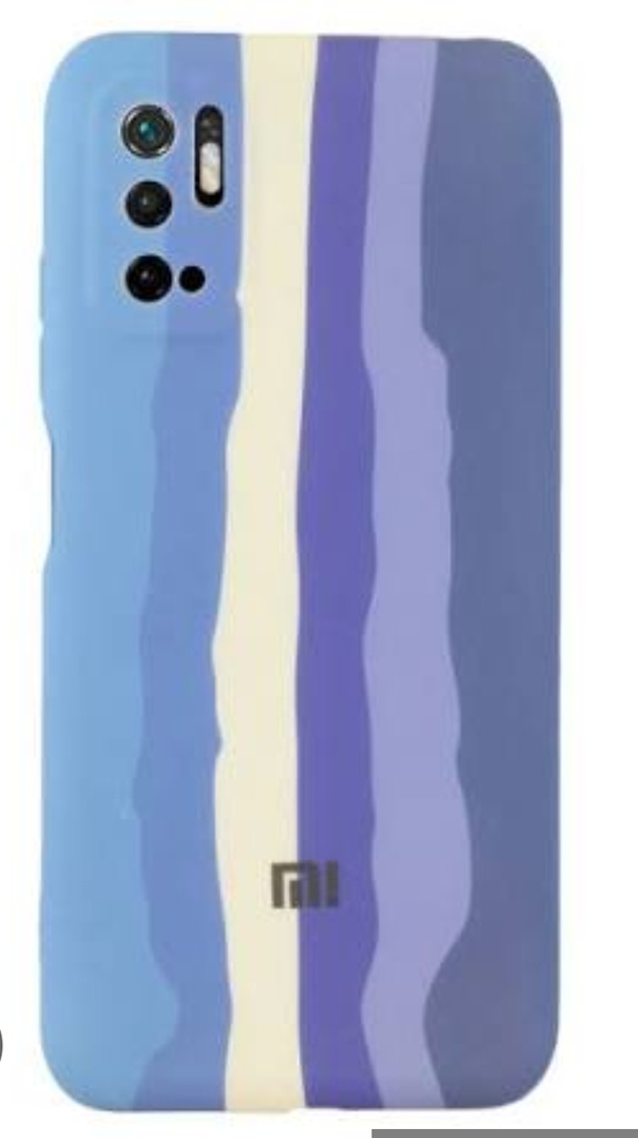 POCO M3 PRO SILICON CASE ARCOIRIS