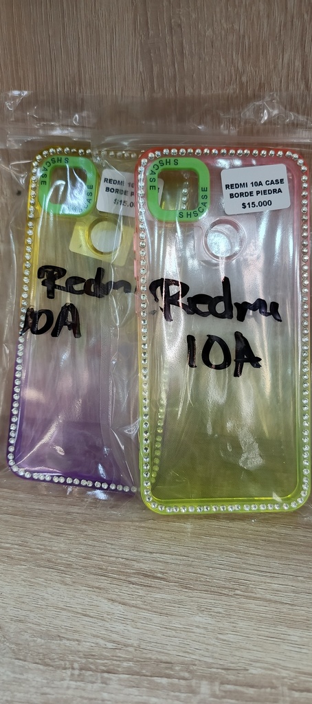 REDMI 10A CASE BORDE PIEDRA