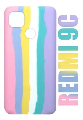 REDMI 9C SILICON CASE ARCOIRIS