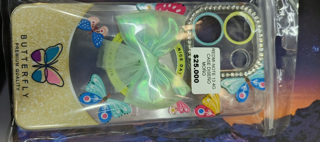 REDMI NOTE 13 4G CASE DISEÑO MOÑO