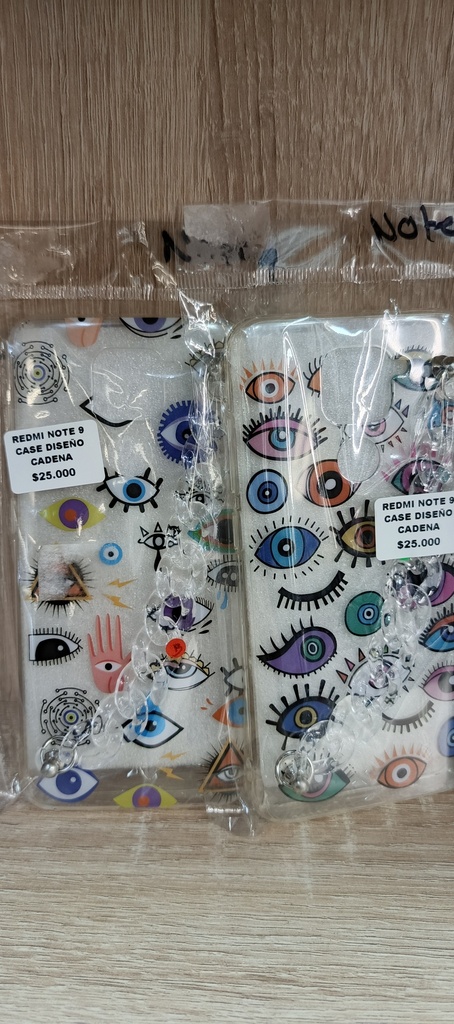 REDMI NOTE 9 CASE DISEÑO CADENA