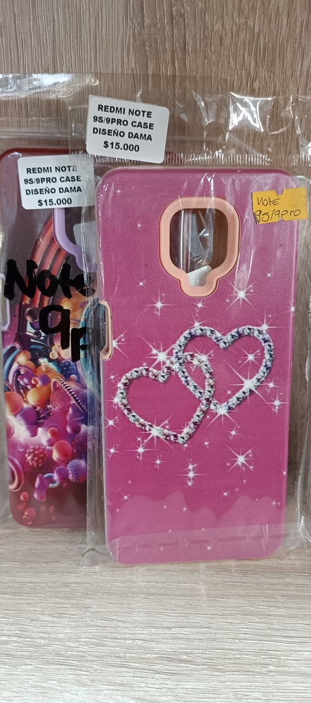 REDMI NOTE 9S/9PRO CASE DISEÑO DAMA