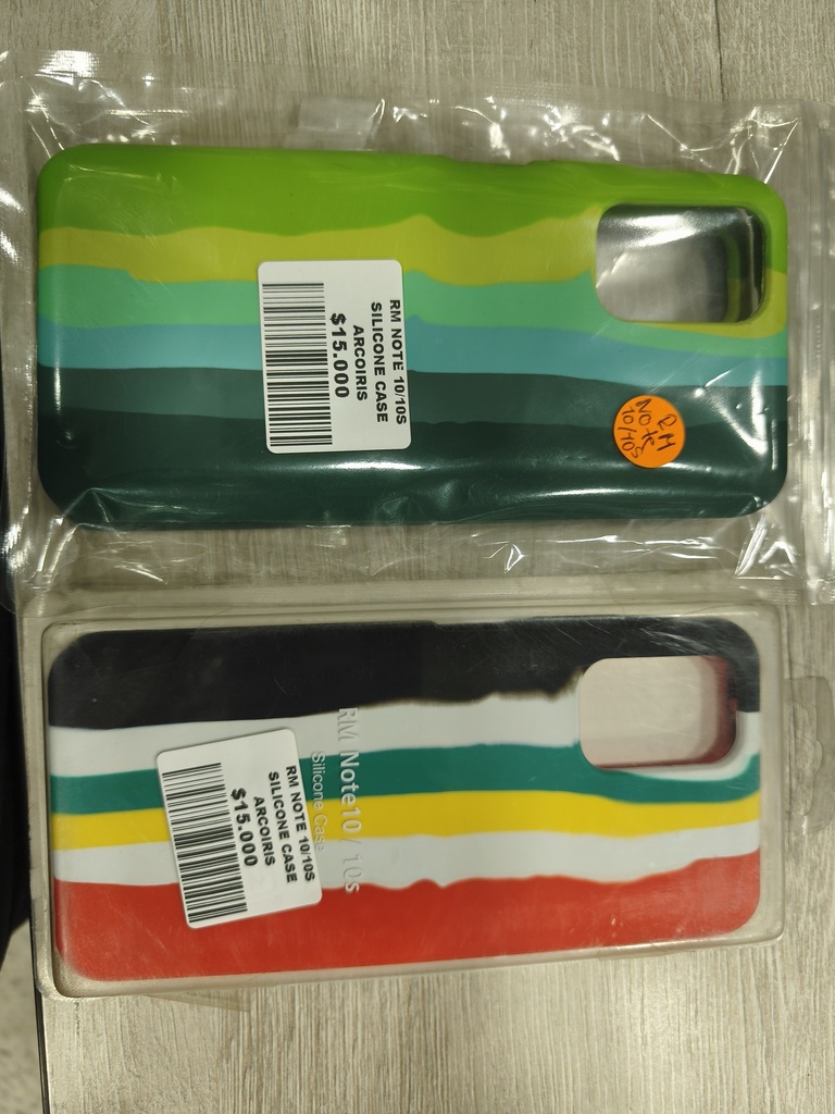 RM NOTE 10/10S SILICONE CASE ARCOIRIS