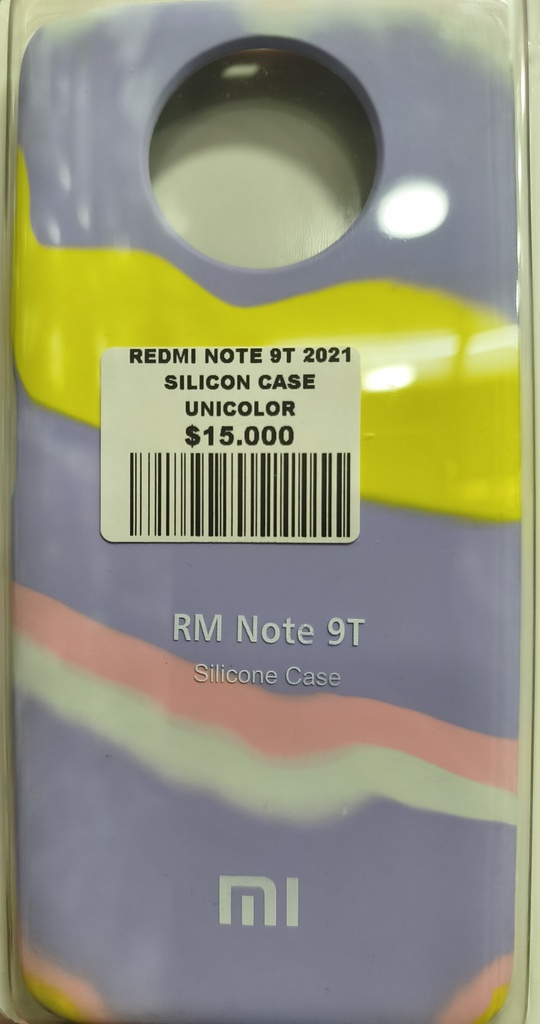 REDMI NOTE 9T 2021 SILICON CASE ARCOIRIS