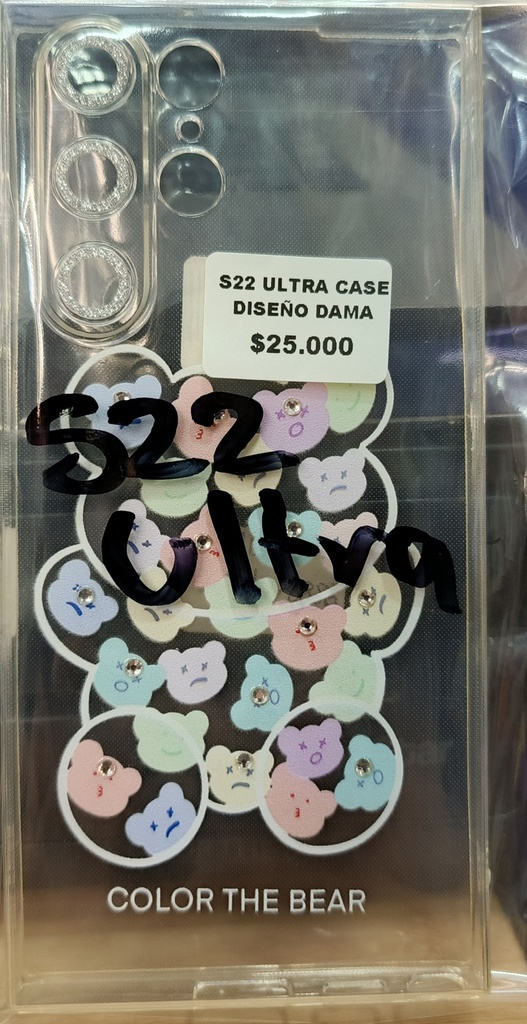 S22 ULTRA CASE DISEÑO DAMA
