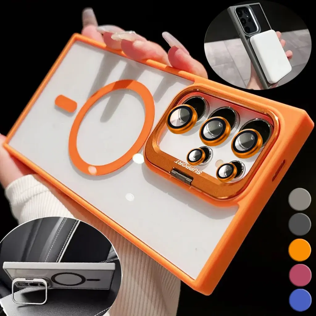 S25 ULTRA CASE SORPORTE LENTE CLEAR