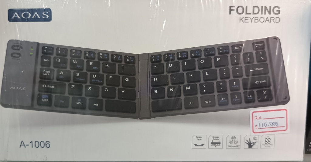TECLADO BLUETOOTH AOAS A-1006