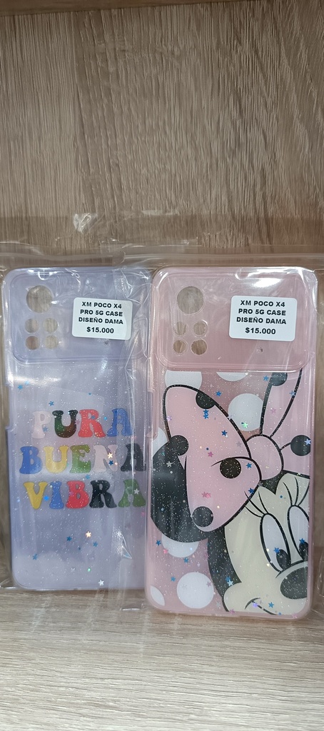 XM POCO X4 PRO 5G CASE DISEÑO DAMA