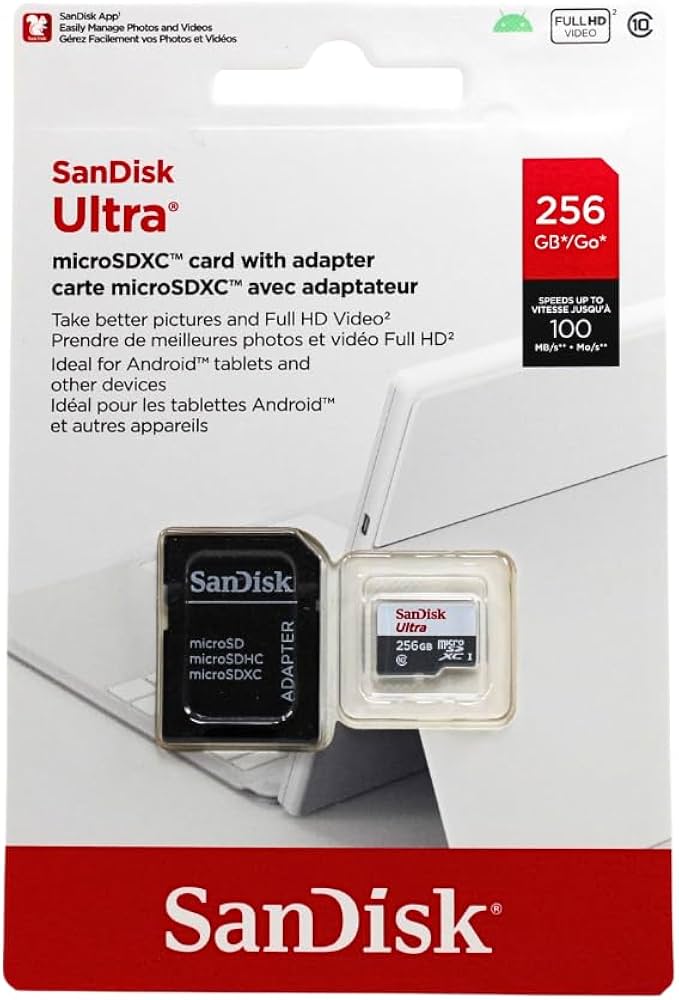 MEMORIA MICRO SD 256GB SANDISK