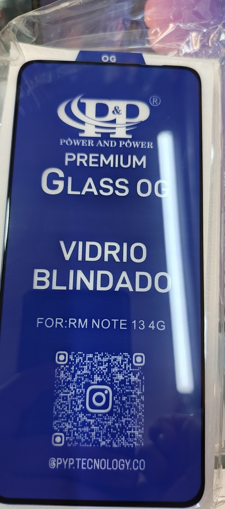 VIDRIO PREMIUM REDMI NOTE 13/NOTE  14