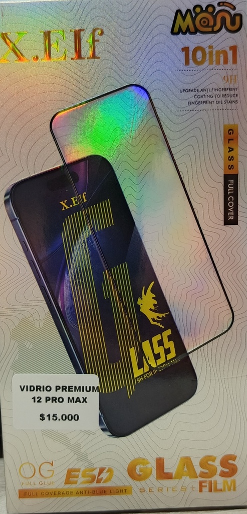 VIDRIO PREMIUM 12 PRO MAX