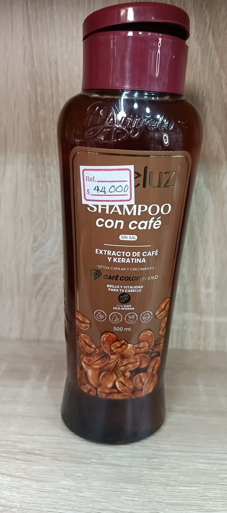 SHAMPOO CAFÉ Y KERATINA 