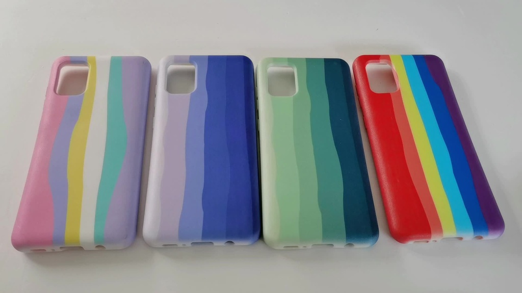 A02S SILICONE CASE ARCOIRIS