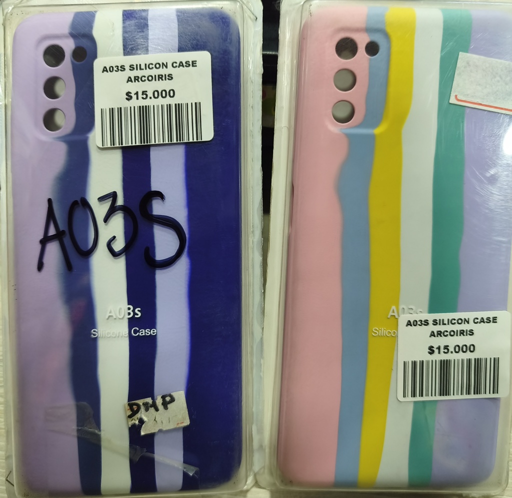A03S SILICON CASE ARCOIRIS