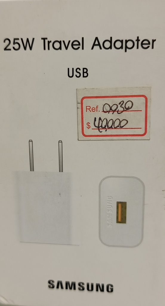 ADAPTADOR SAMSUNG 25W  USB-C