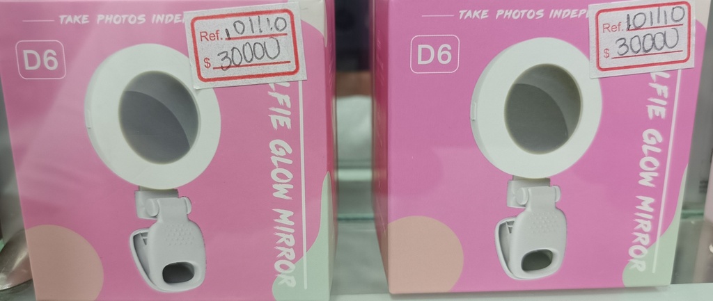 ARO DE LUZ MINI PORTÁTIL PARA CELULAR D6