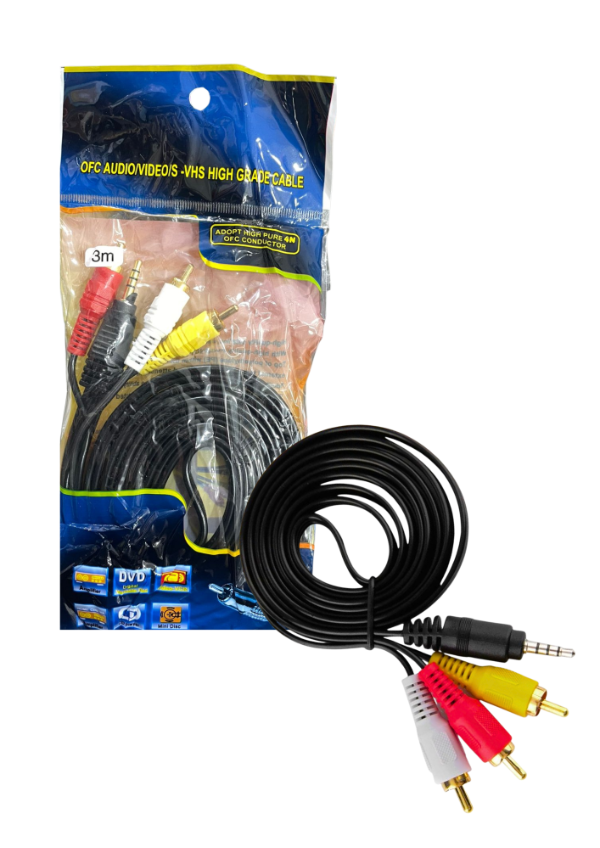 CABLE AUDIO 3 X 3 5 METROS