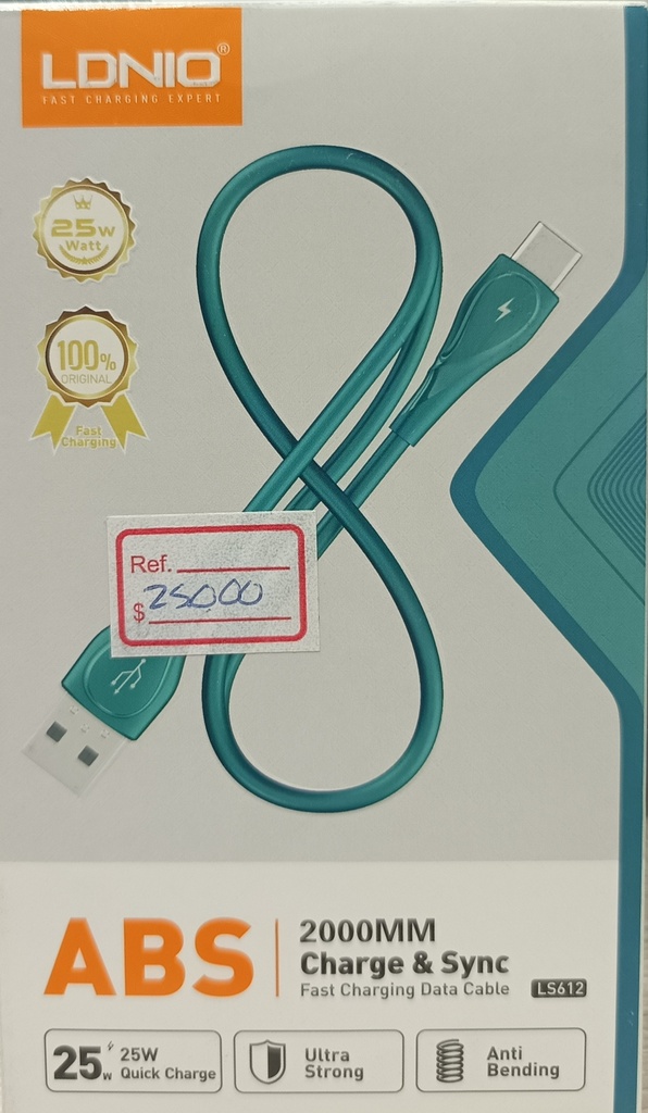 CABLE DATA TYPO-C 2M LS612 LDNIO