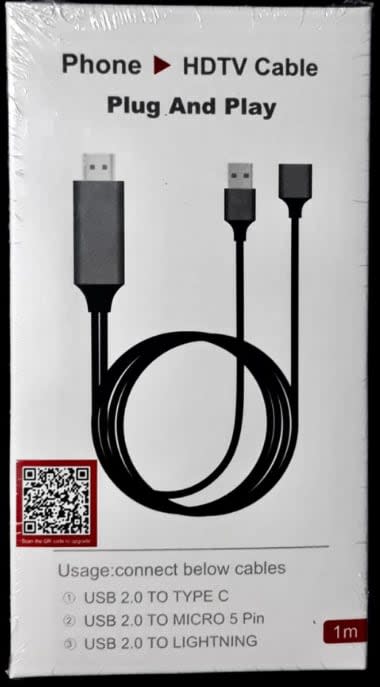 CABLE PLUG AND PLAY HD TV CABLE PHONE