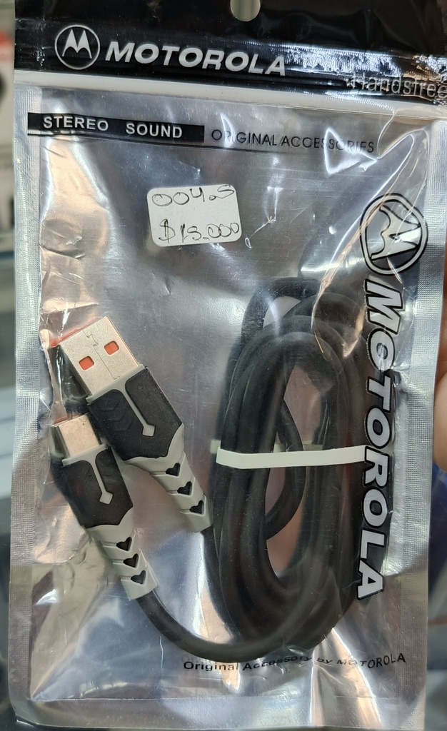 CABLE TIPO C BOLSA MOTOROLA