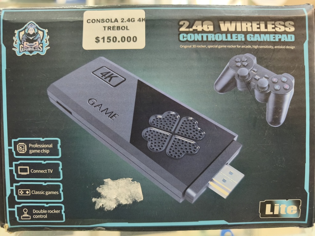 CONSOLA 2.4G 4K TRÉBOL