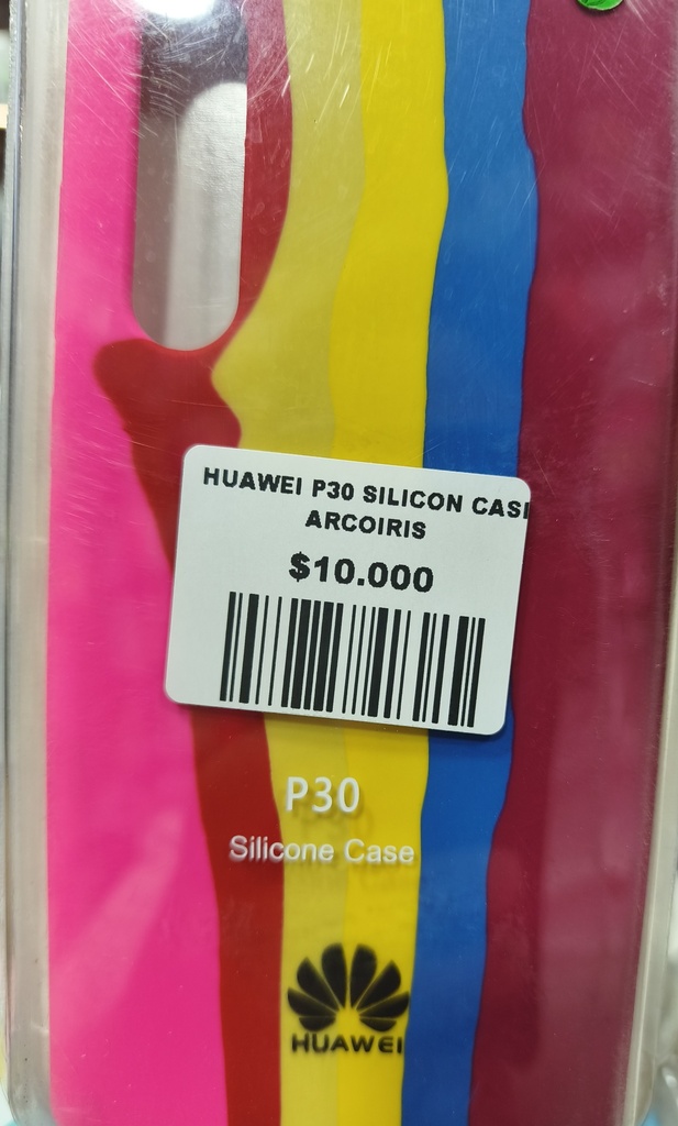 HUAWEI P30 SILICON CASE ARCOIRIS