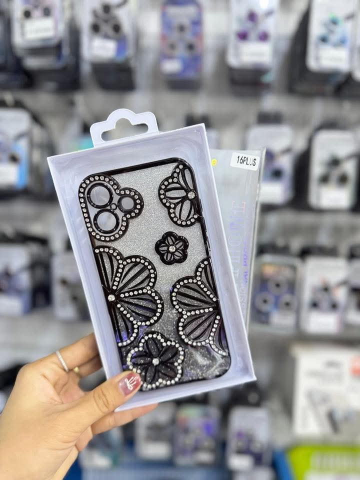 IP 14 PRO MAX CASE FLOR PIEDRA