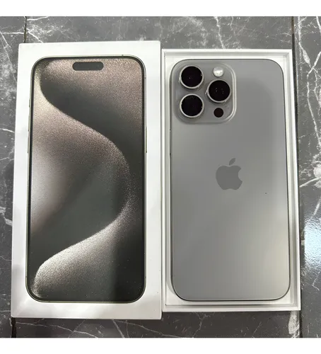 IP 15 PRO MAX TITANIUM CASE CAJA BLANCA