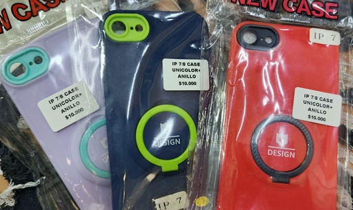 [ACCMOV] IP 7/8 CASE UNICOLOR+ ANILLO