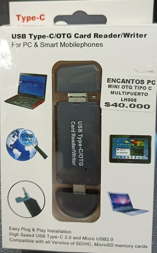 [ACCMOV] LECTOR DE MEMORIAS TIPO-C LH005