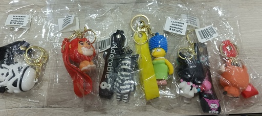 [ACCMOV] LLAVEROS DISEÑOS ANIMADOS 