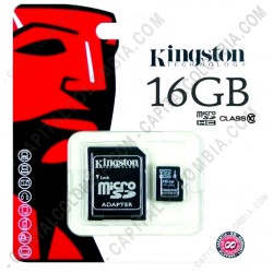 [ACCMOV] MEMORIA MICRO SD 16GB KINGSTON
