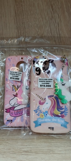 [ACCMOV] MOTO G5S CASE DISEÑO DAMA + LLAVERO