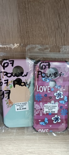 [ACCMOV] MOTO G7 POWER CASE DISEÑO DAMA