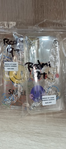 [ACCMOV] REDMI 9T CASE DISEÑO CADENA